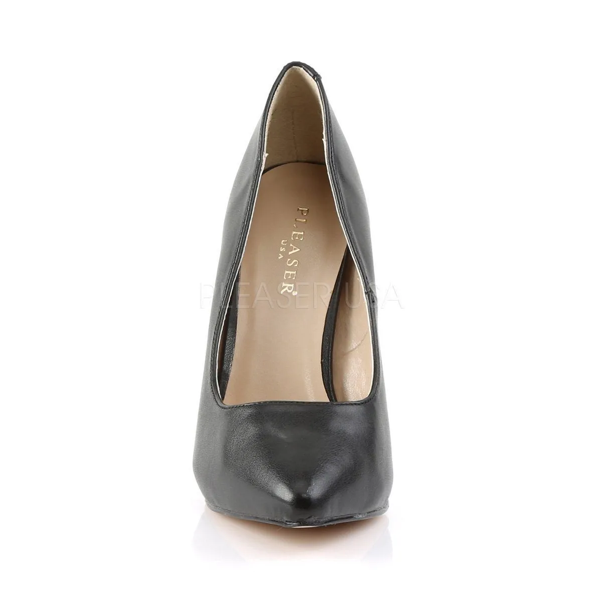SS-AMUSE-20 Pump  | Black Faux Leather