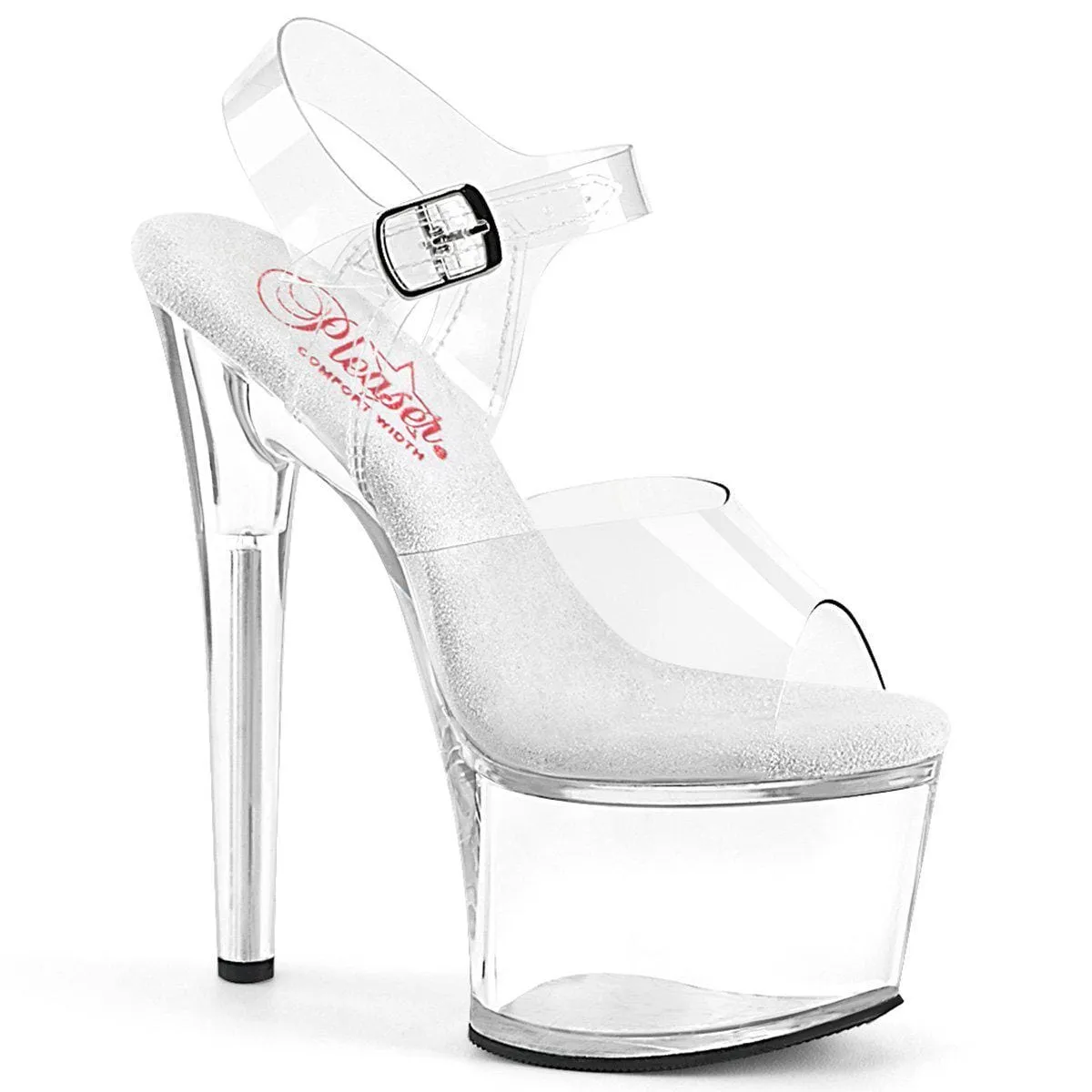 SS-PASSION-708 Sandal | Clear Vinyl