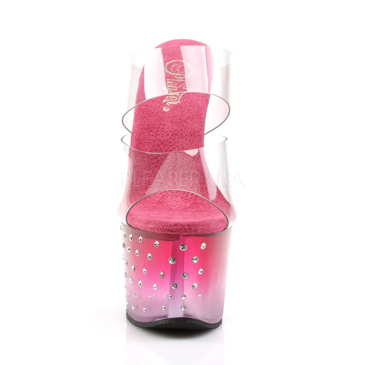 STARDUST-702T  Clear/Hot Pink-Clear