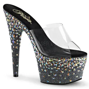 STARSPLASH-701  Clear/Black(Silver Hologram Stars)