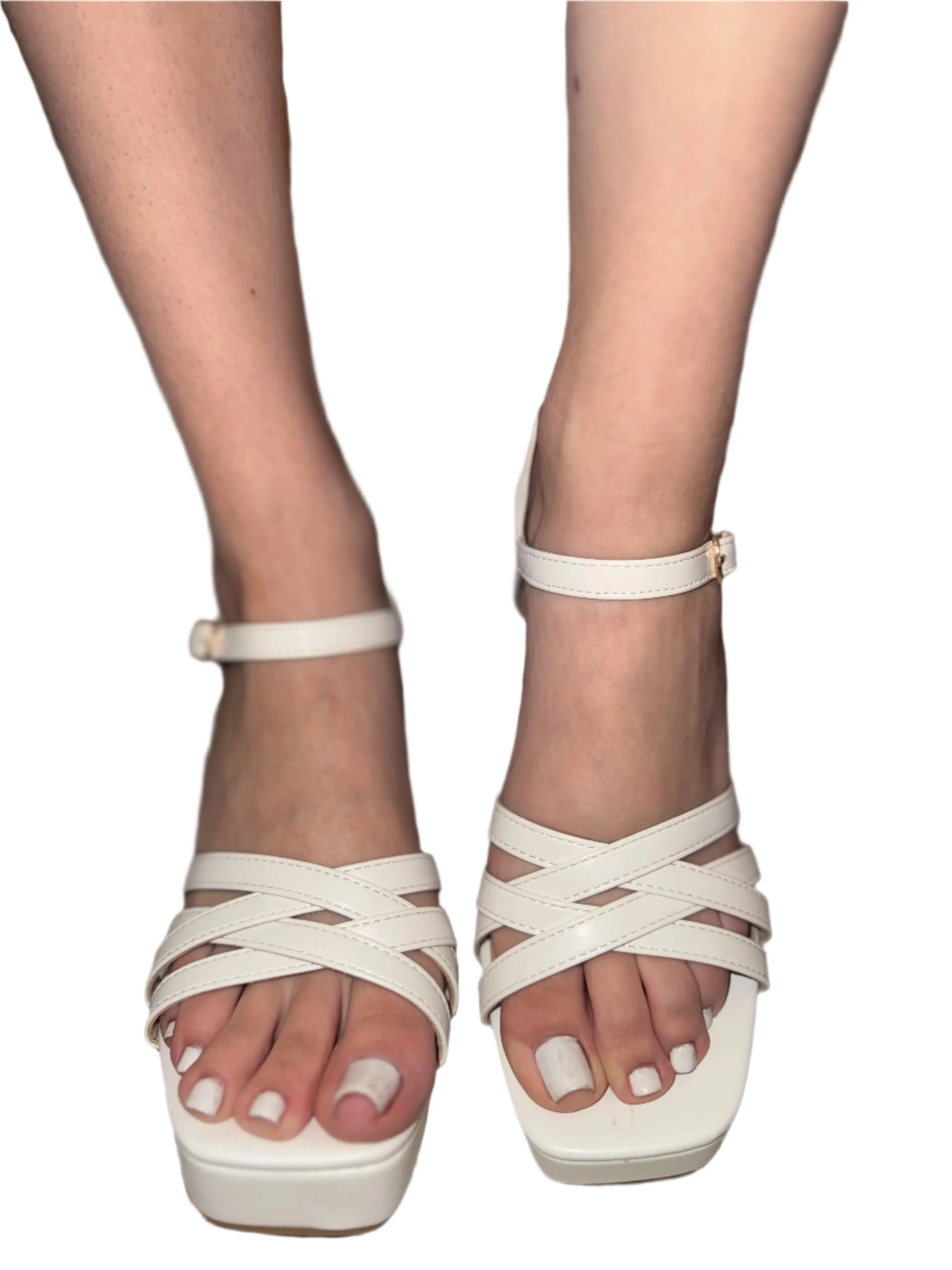 STRAPPY PLATFORM BLOCK HEEL LOONA-S