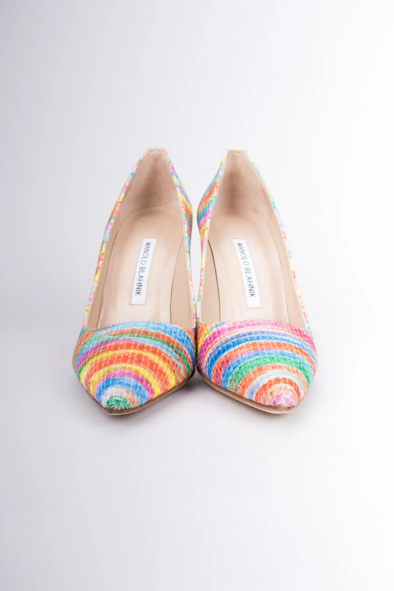 Striped Watercolor Heels