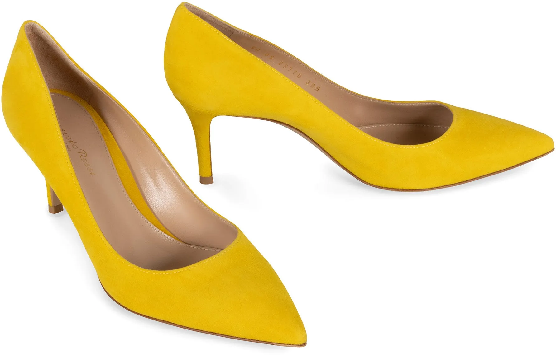 Suede pumps