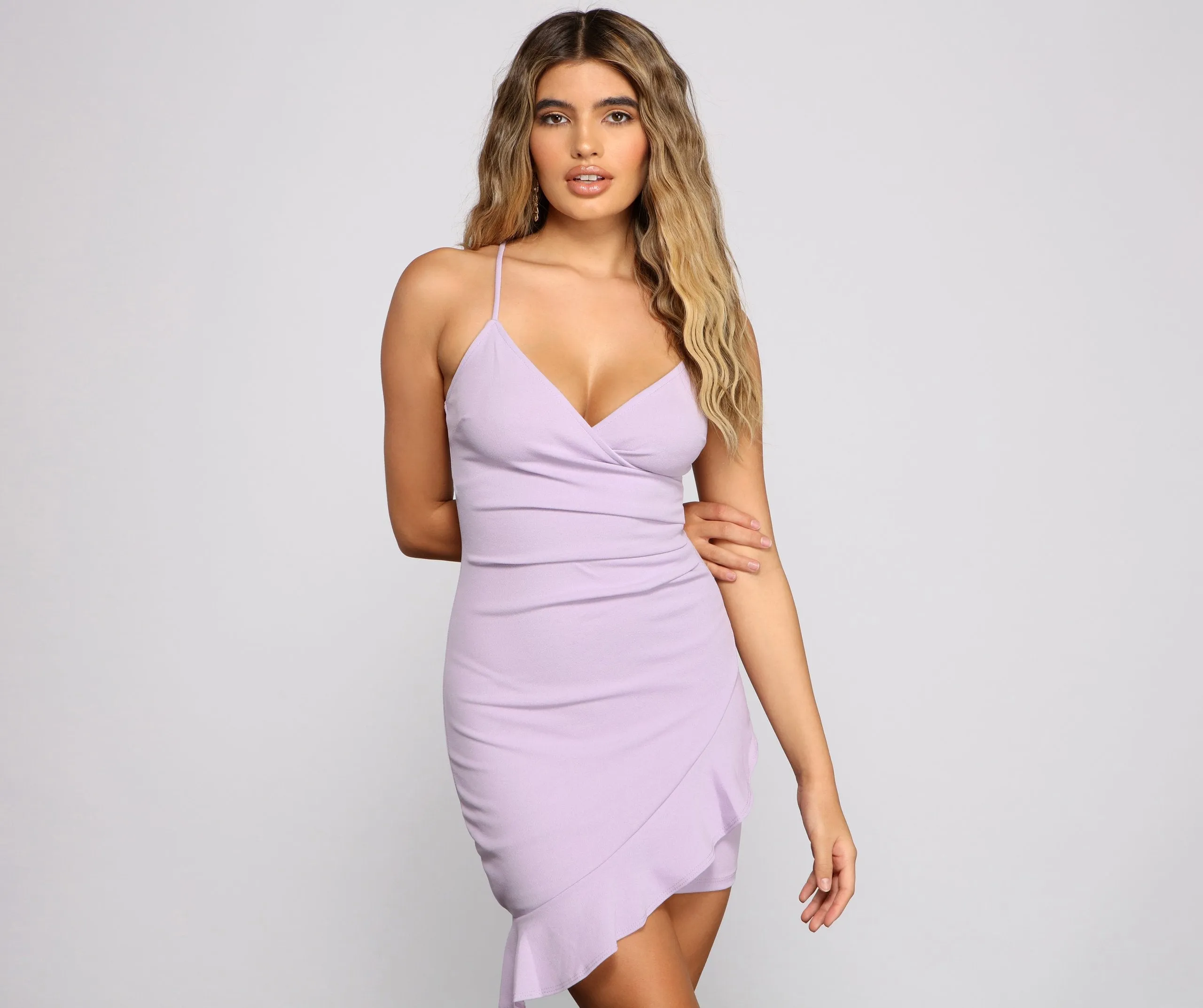 Sweet like Candy Charming Ruffle Mini Dress