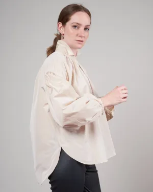 taffeta shirt - ivory