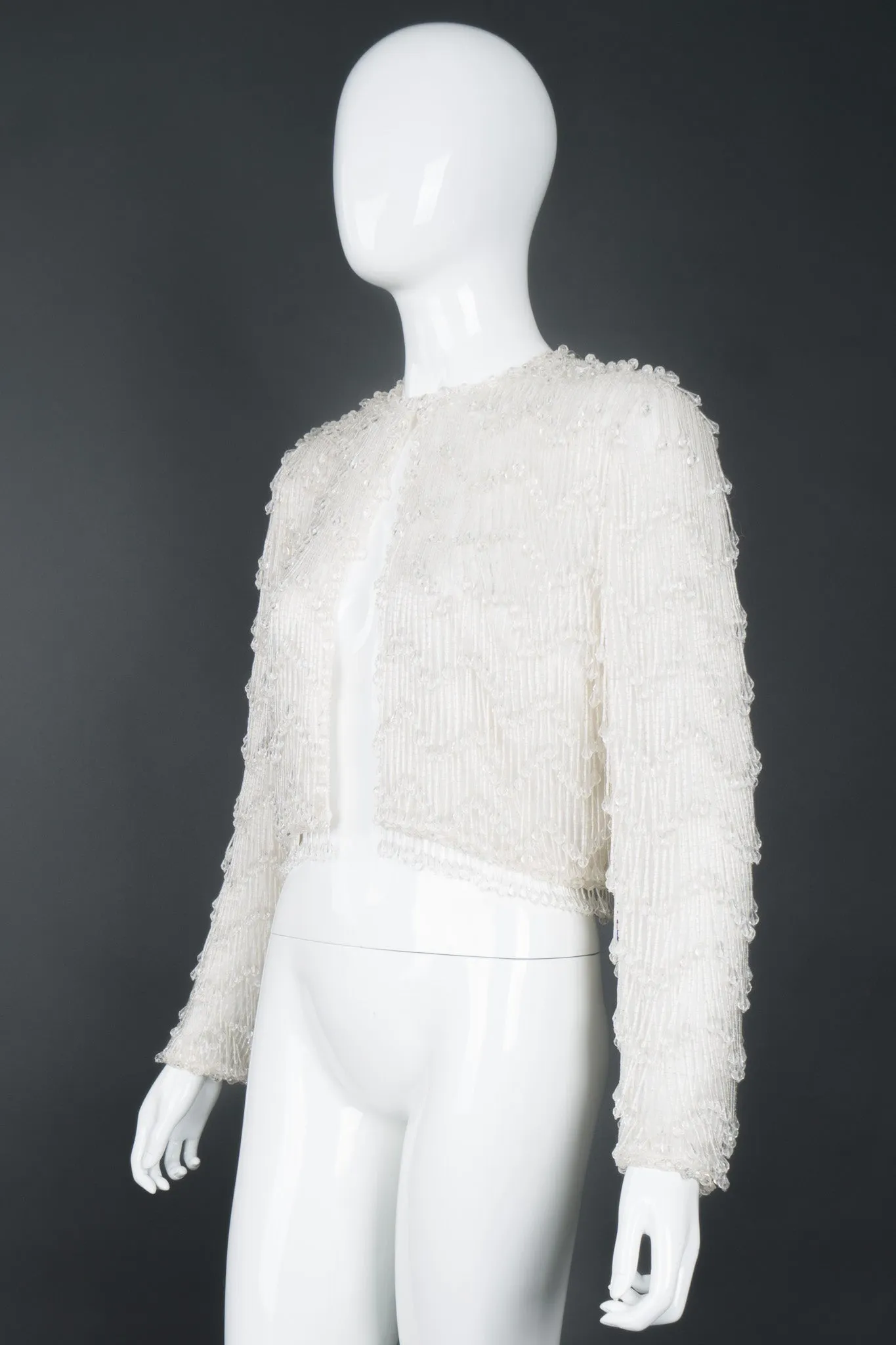 Teardrop Bead Fringe Jacket