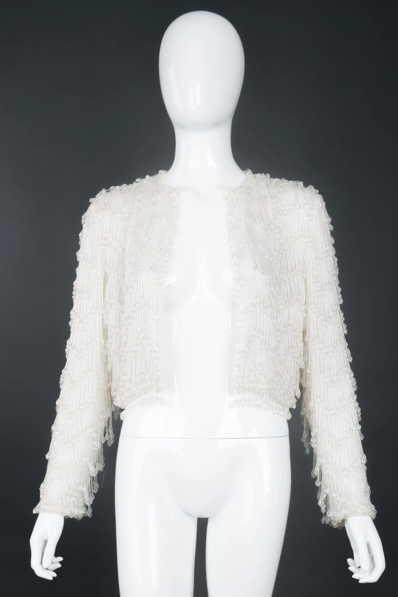 Teardrop Bead Fringe Jacket