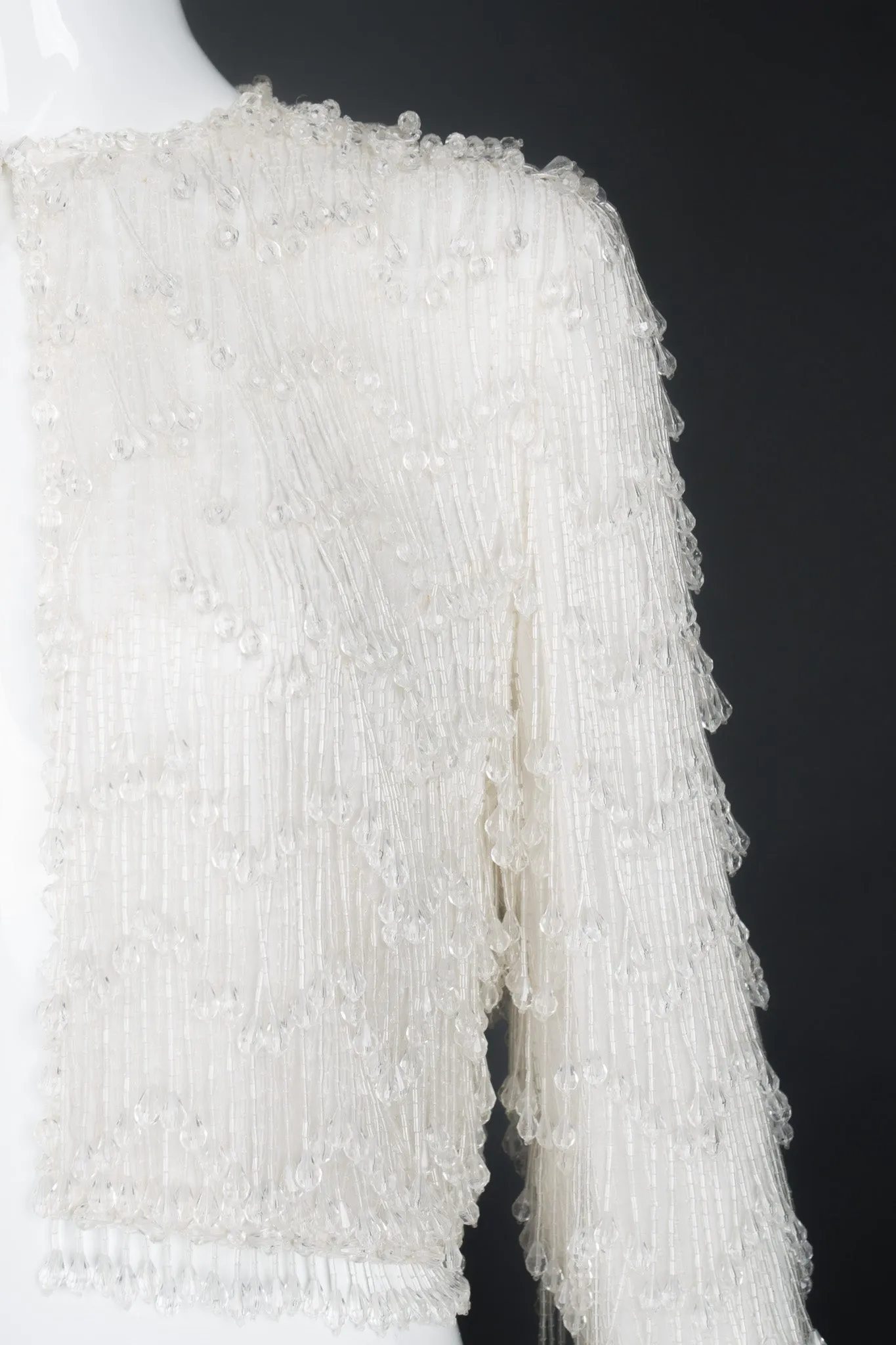 Teardrop Bead Fringe Jacket