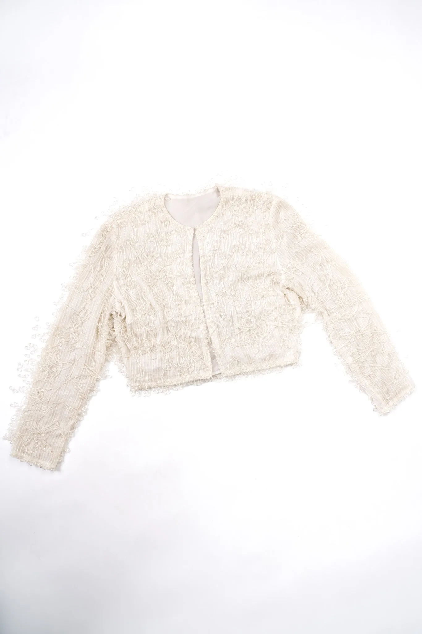 Teardrop Bead Fringe Jacket