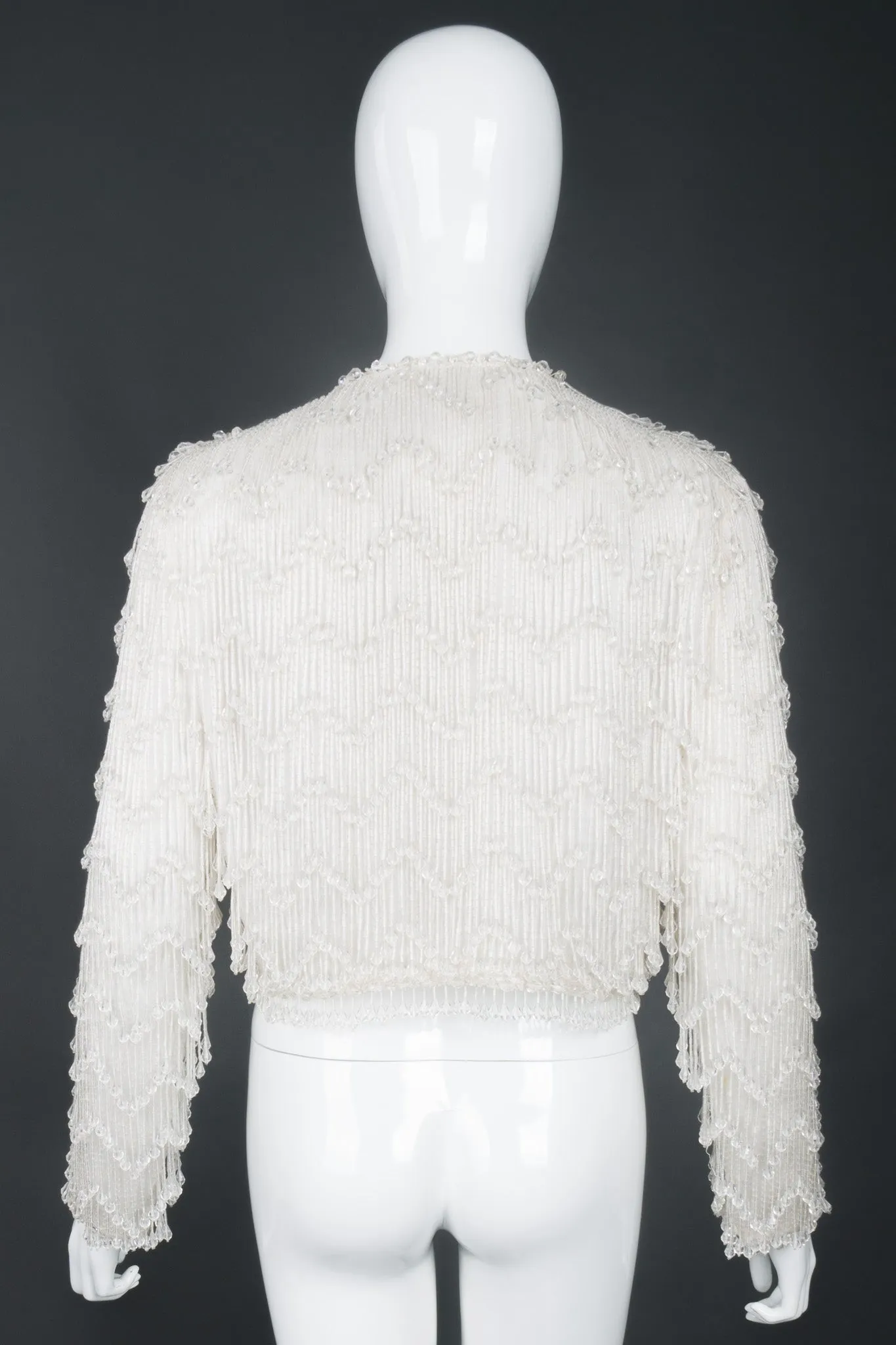 Teardrop Bead Fringe Jacket