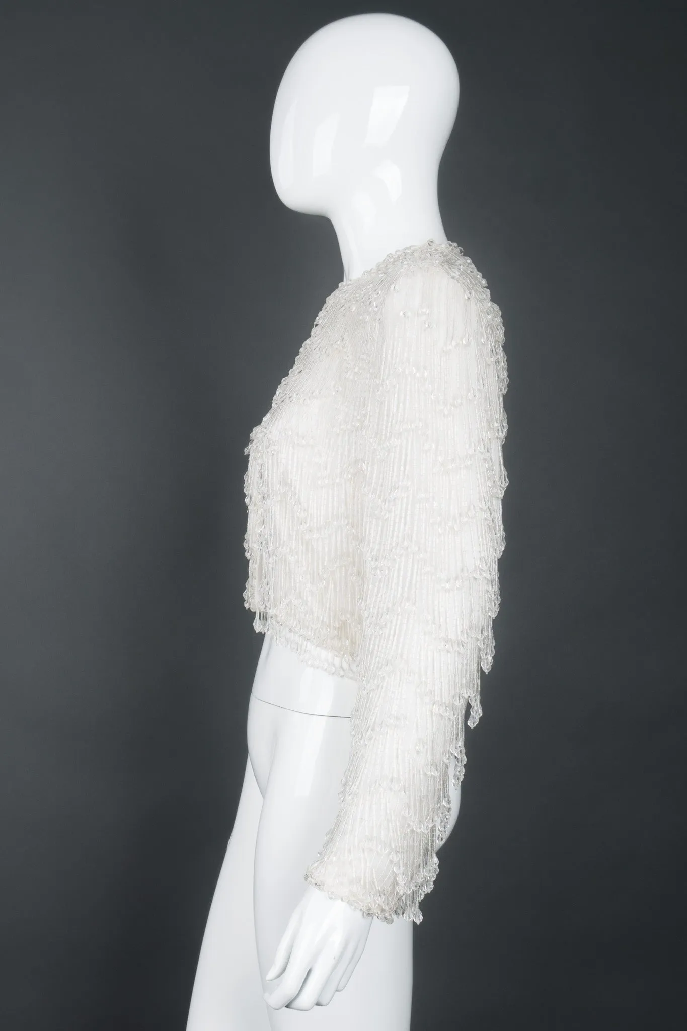 Teardrop Bead Fringe Jacket