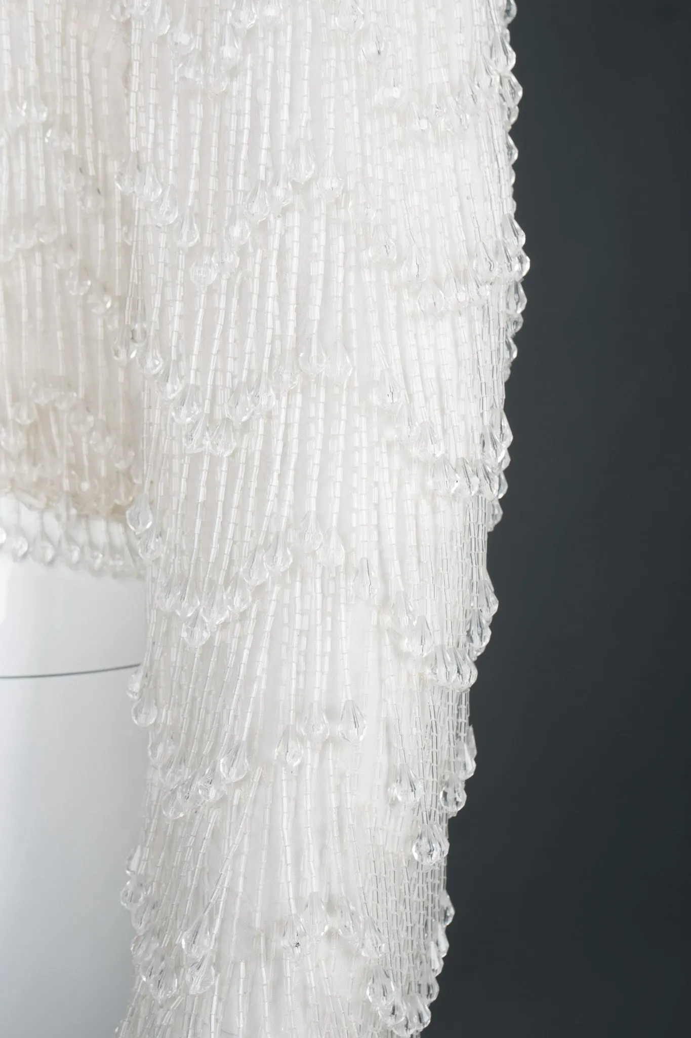 Teardrop Bead Fringe Jacket