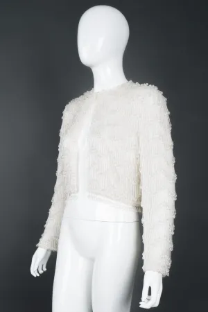Teardrop Bead Fringe Jacket
