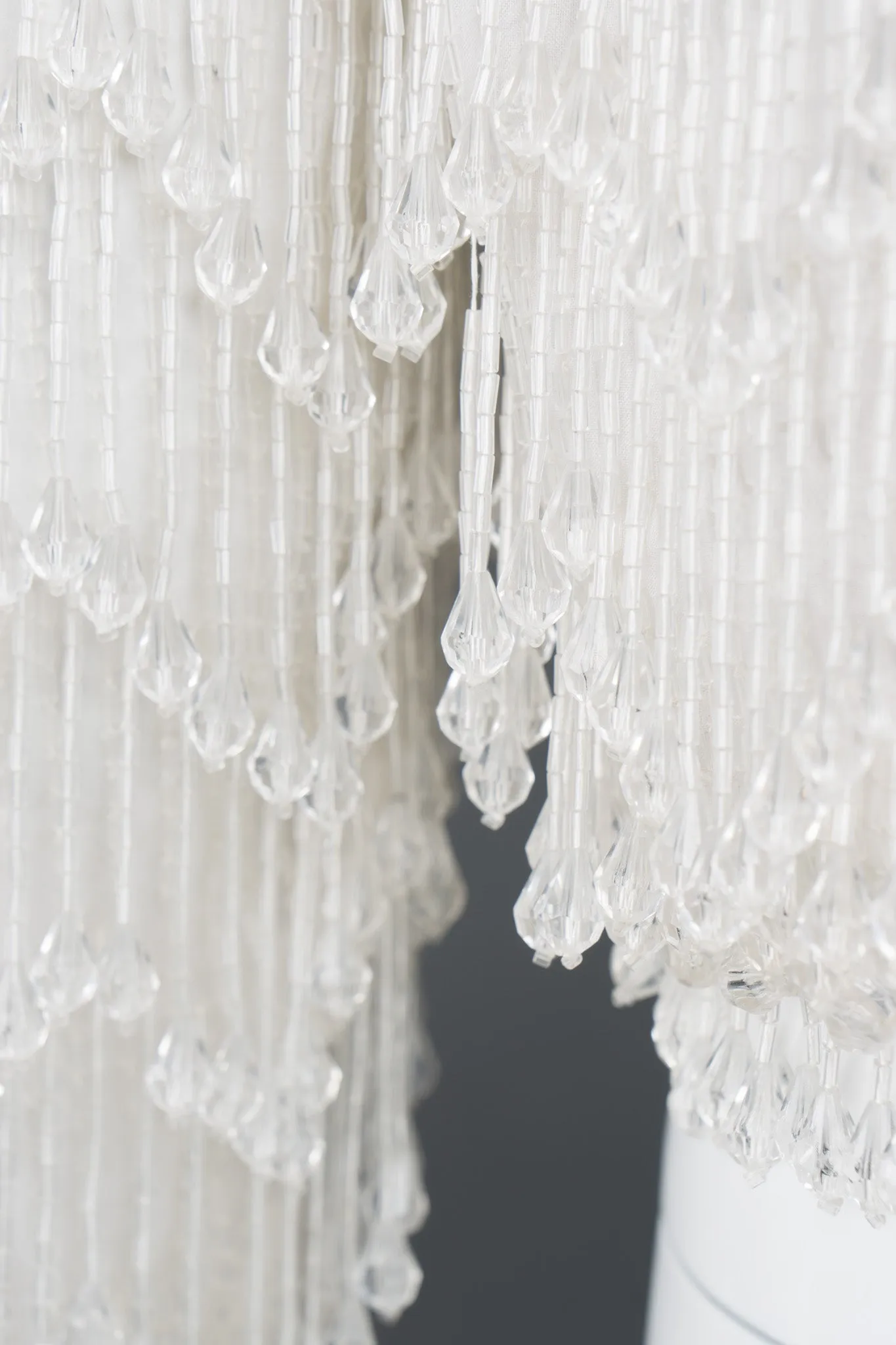 Teardrop Bead Fringe Jacket
