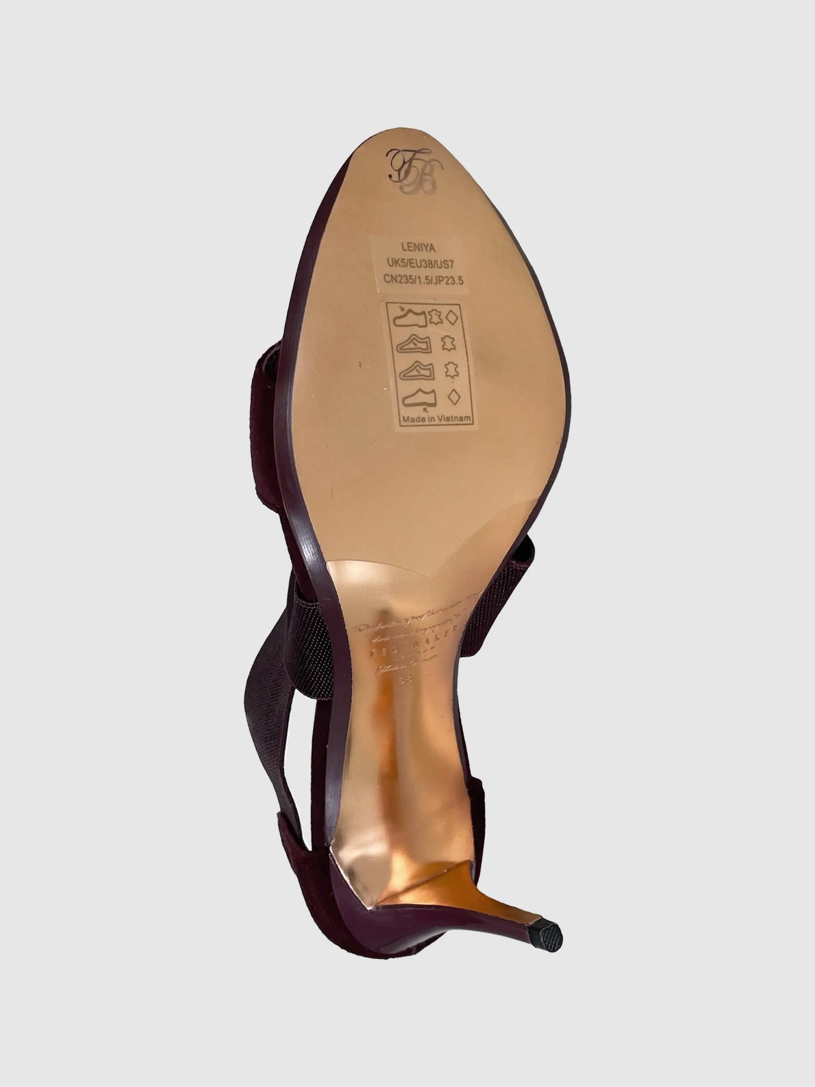 Ted Baker Strappy Stiletto Heels - Size 38