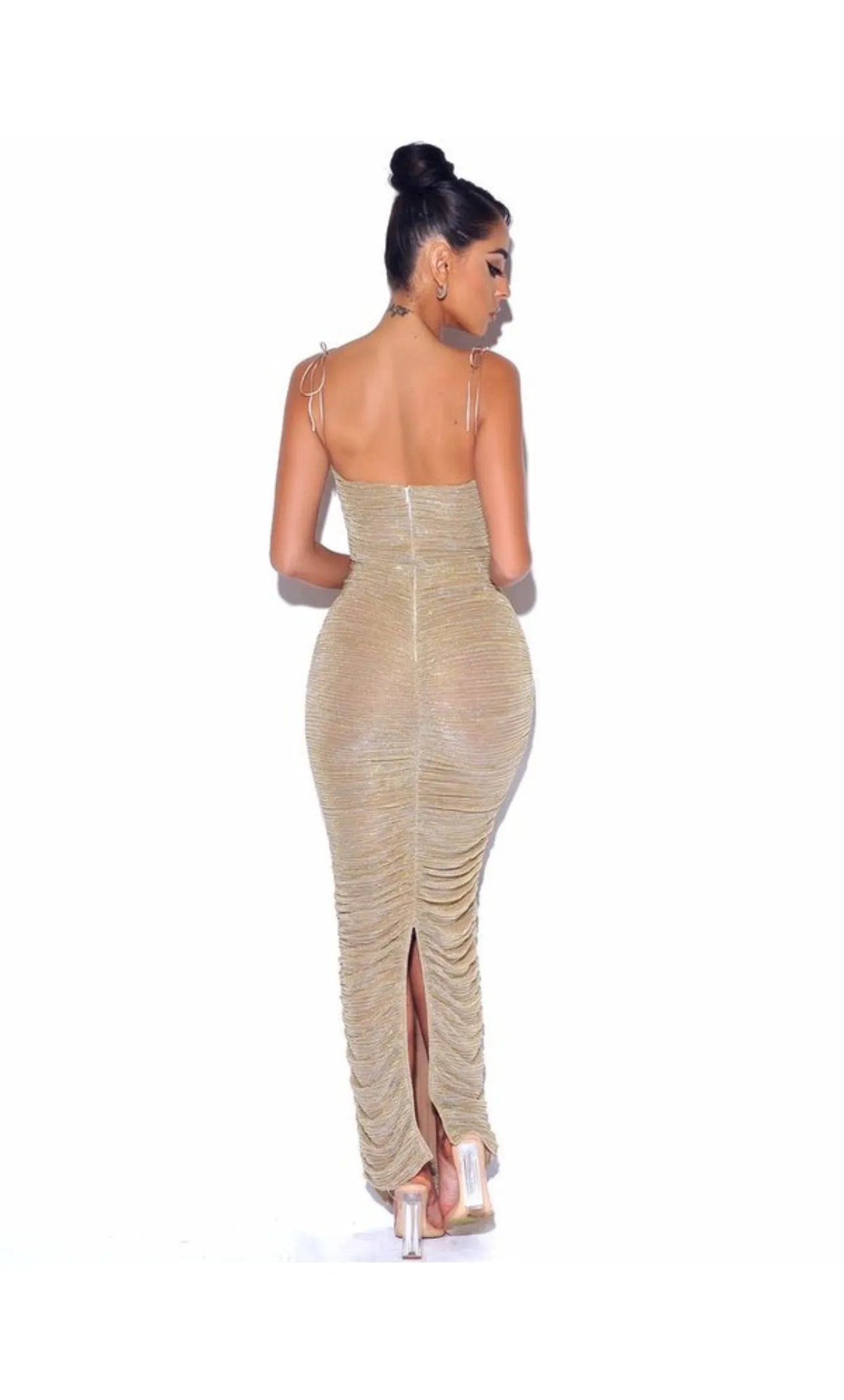 The Glint Ruched Dress