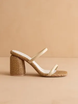 The Margaret | Rattan Heel