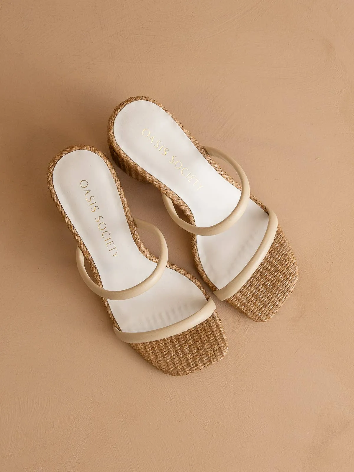 The Margaret | Rattan Heel