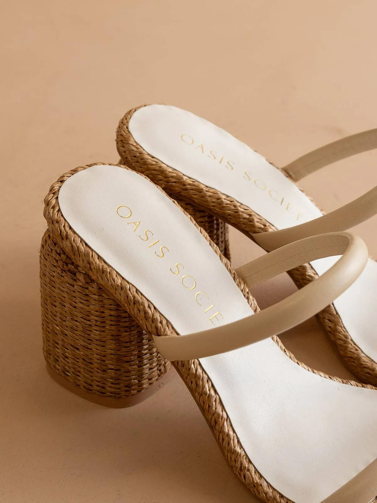 The Margaret | Rattan Heel