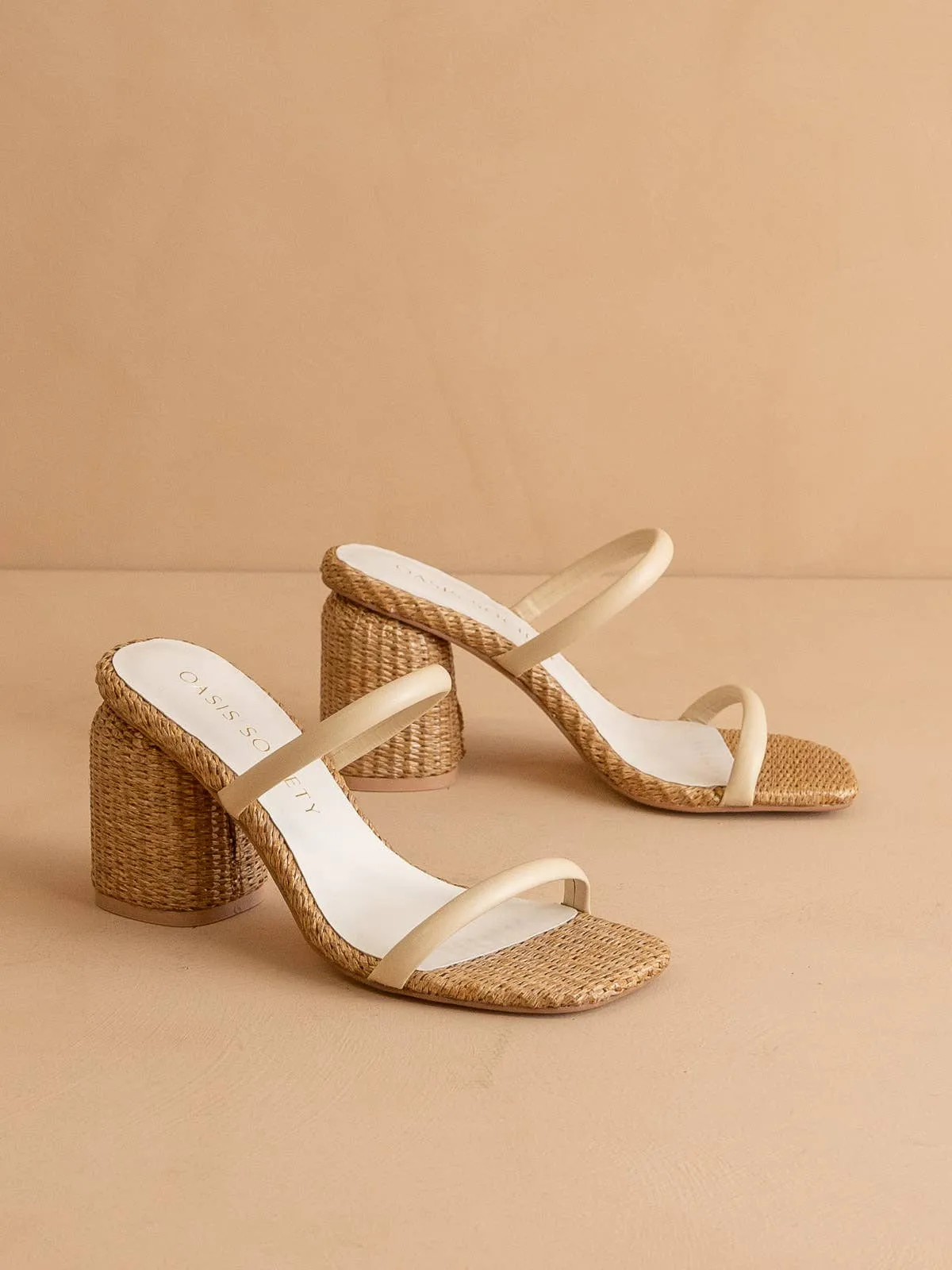The Margaret | Rattan Heel