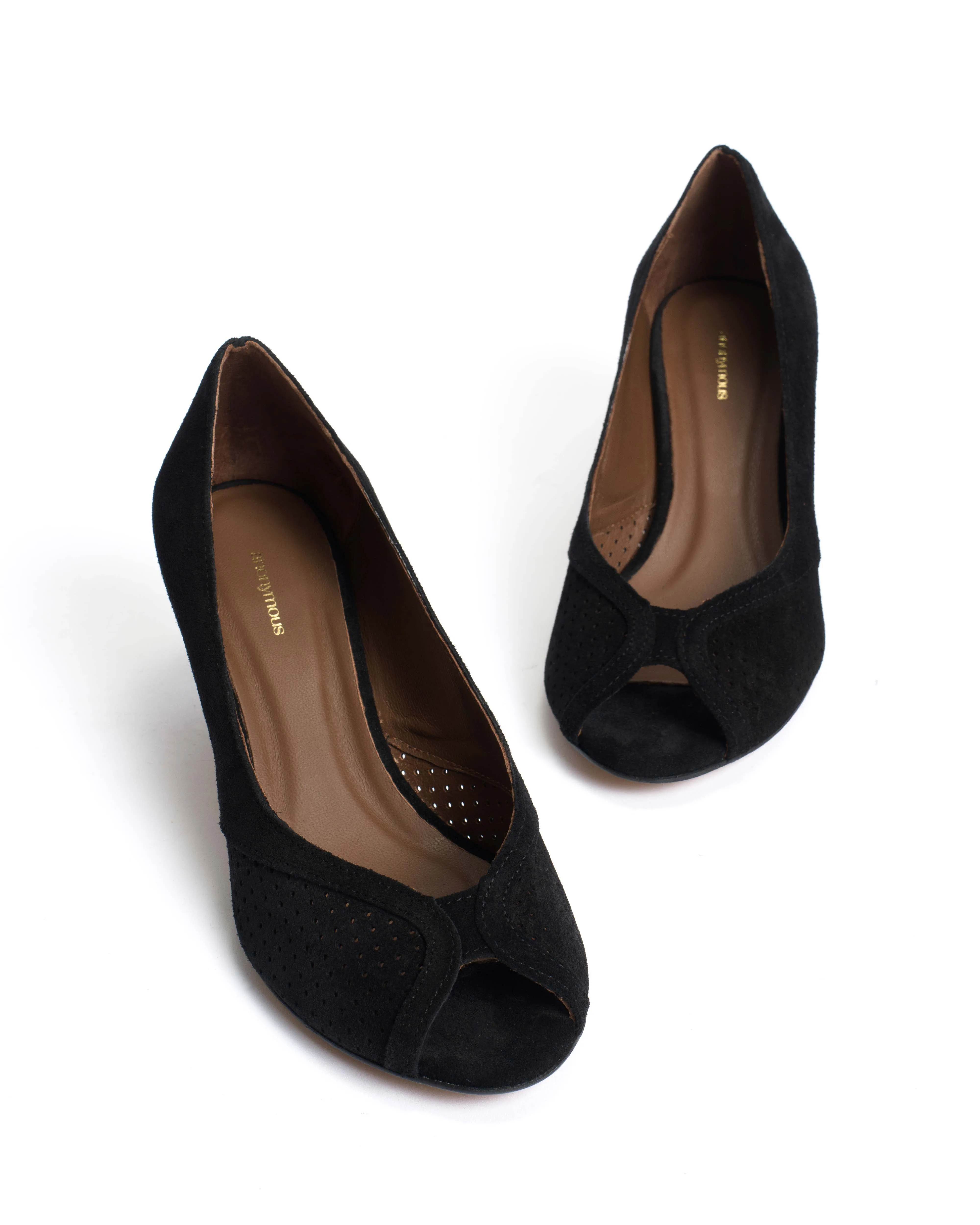 Tiffany Stiletto Calf suede Black