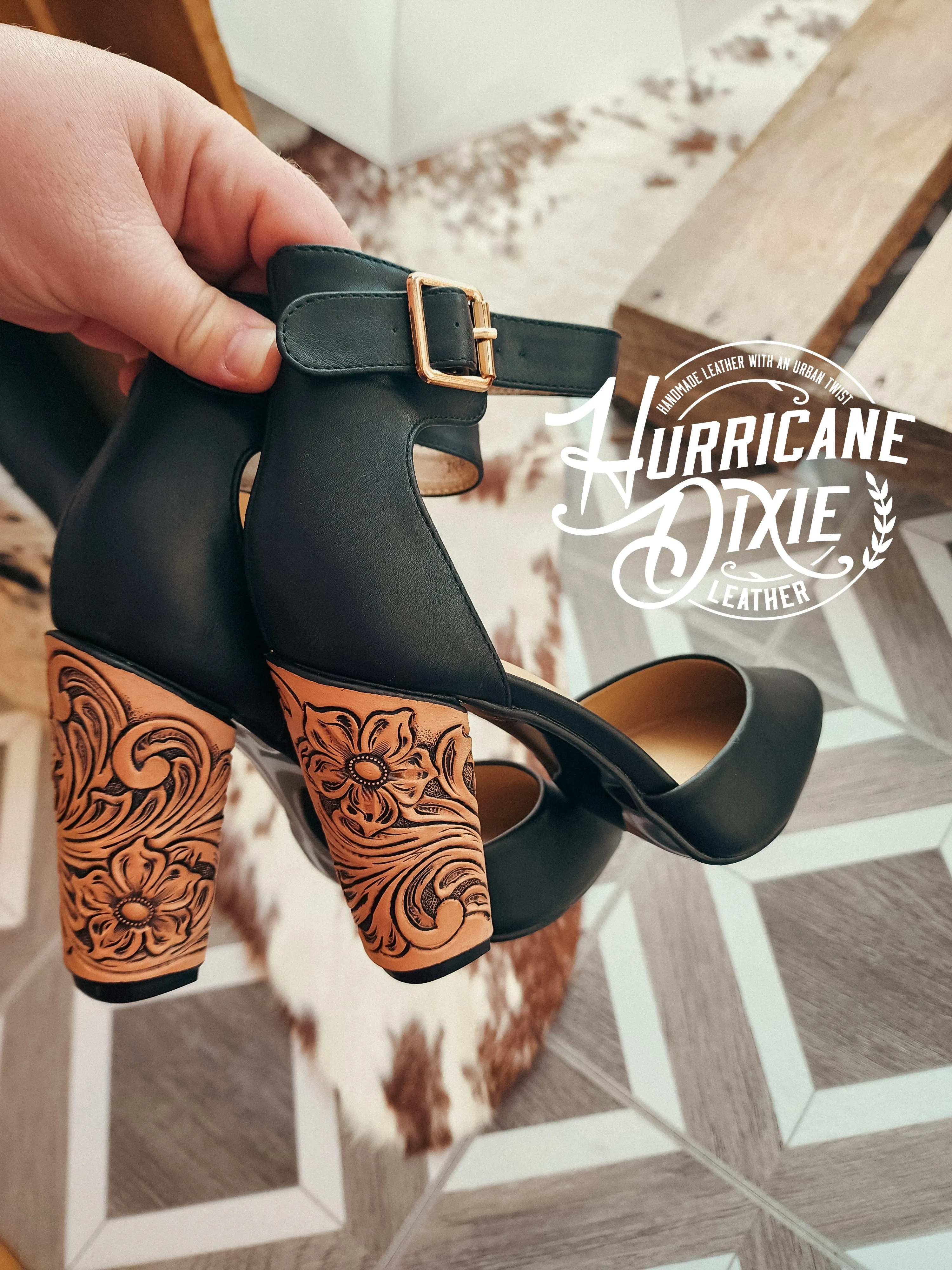 Tooled Heels