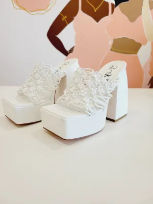 Tyra Heel - White