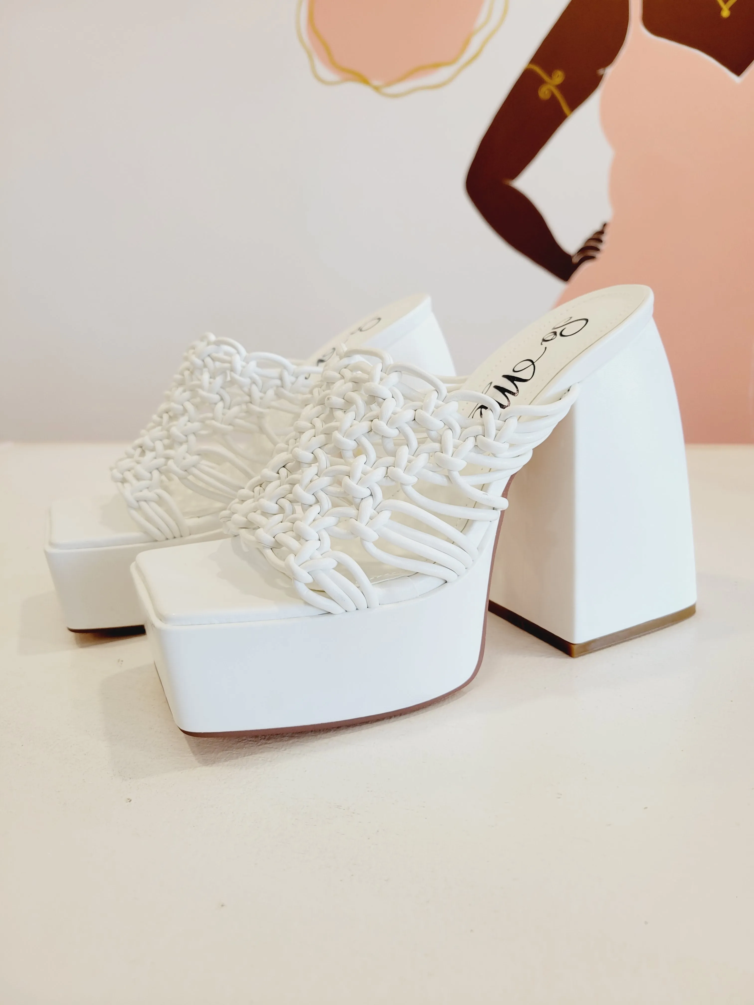 Tyra Heel - White