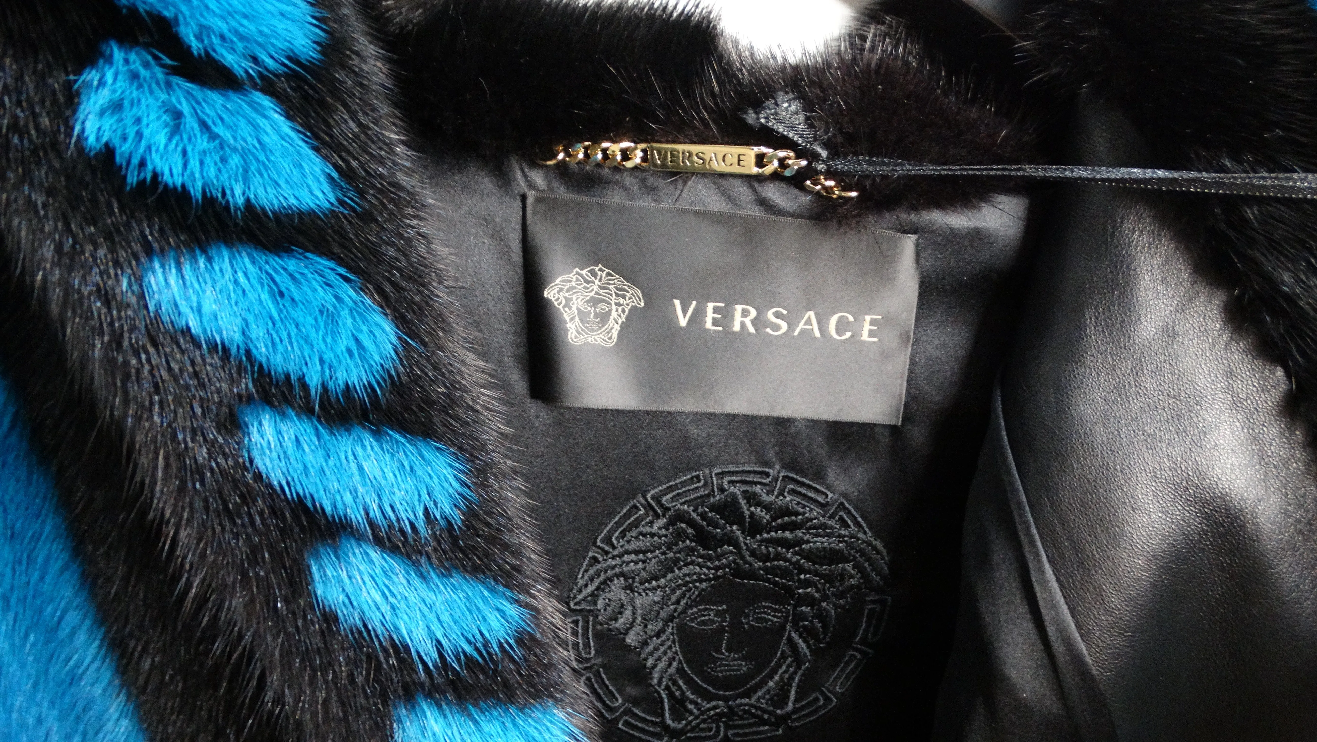 Versace 2014 Runway Look #27 Mink Fur Coat
