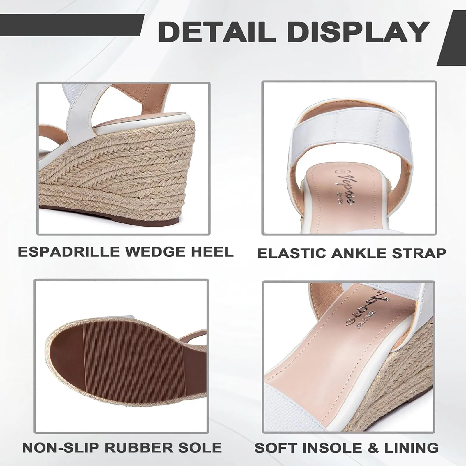 Wedge Espadrille Sandals 881