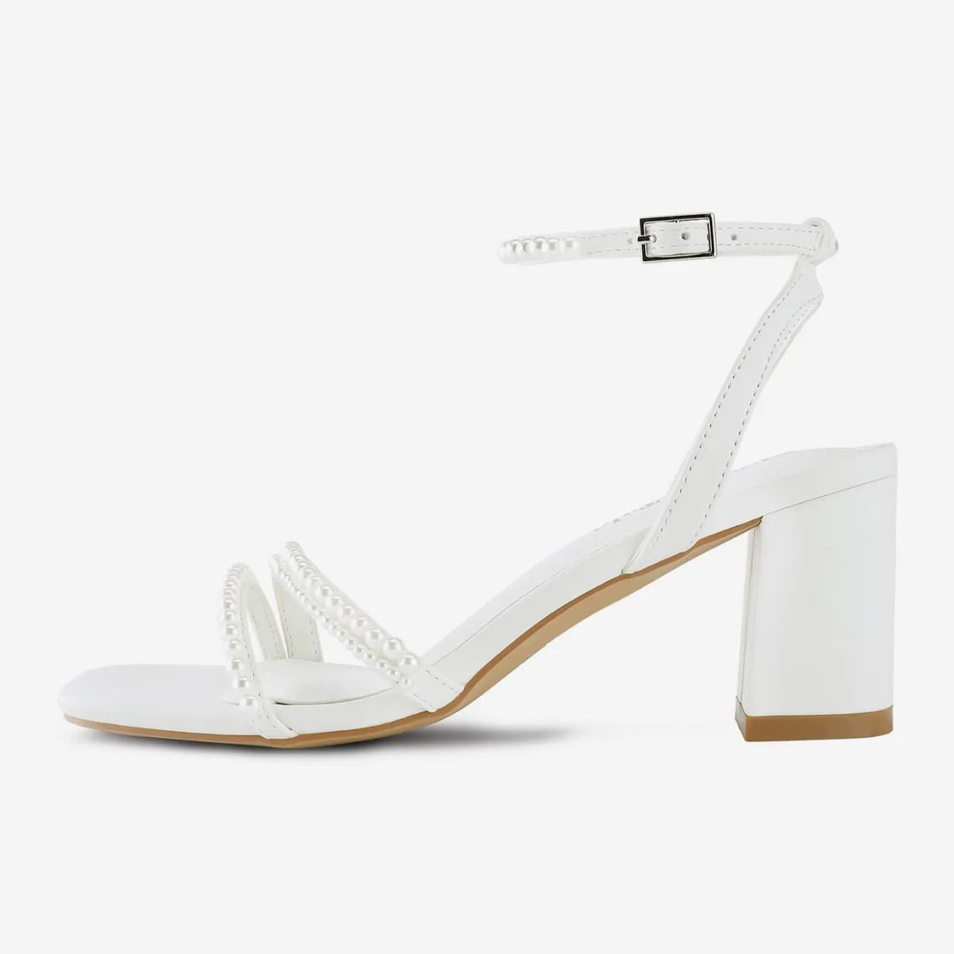 Women Square Toe Chunky Heels