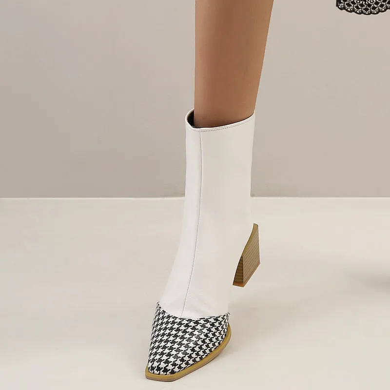 Women's Ankle Boots  Chunky Heels
